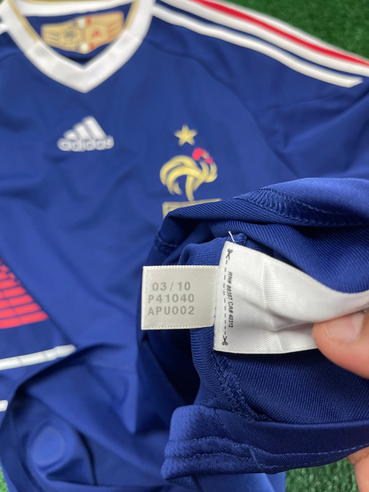 adidas France 2009 Home Jersey P41040