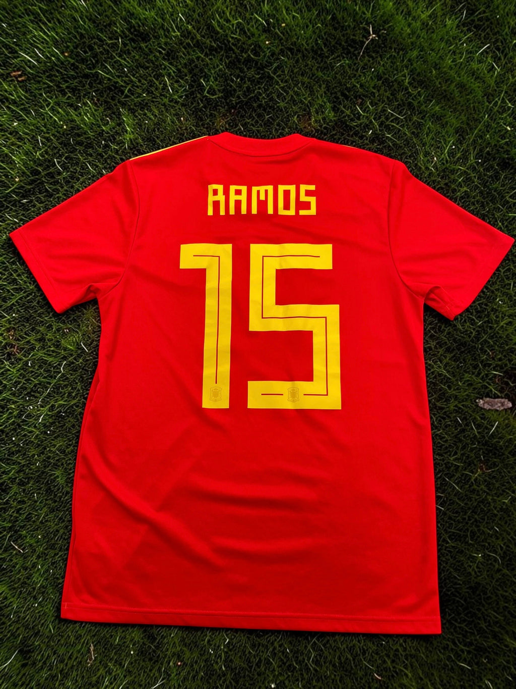adidas Spain 2018 Home Sergio Ramos Jersey CX5355