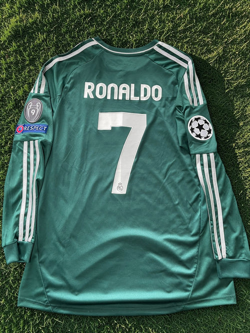 Adidas Real Madrid 12/13 Ronaldo Long Sleeve Third Kit X53540